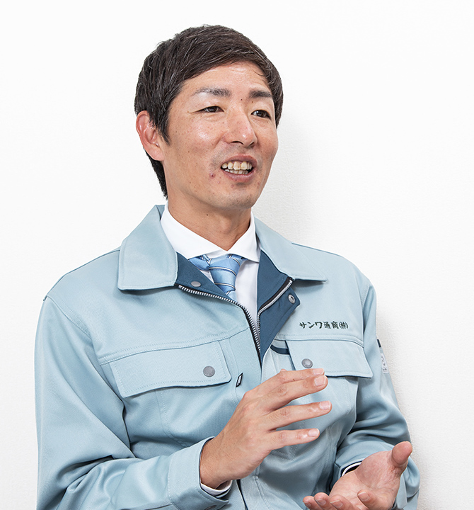 サンワ通商 代表取締役社長 吾妻和治氏 写真